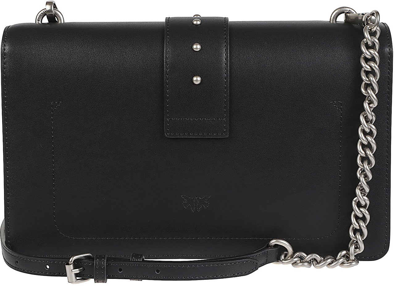 Pinko Love One Classic Bag Black Zwart