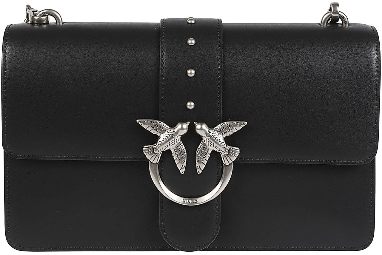 Pinko Love One Classic Bag Black Zwart