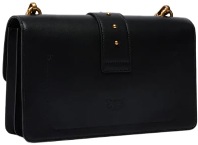 Pinko Love One Classic St. Cl Nero-Antique Gold Zwart