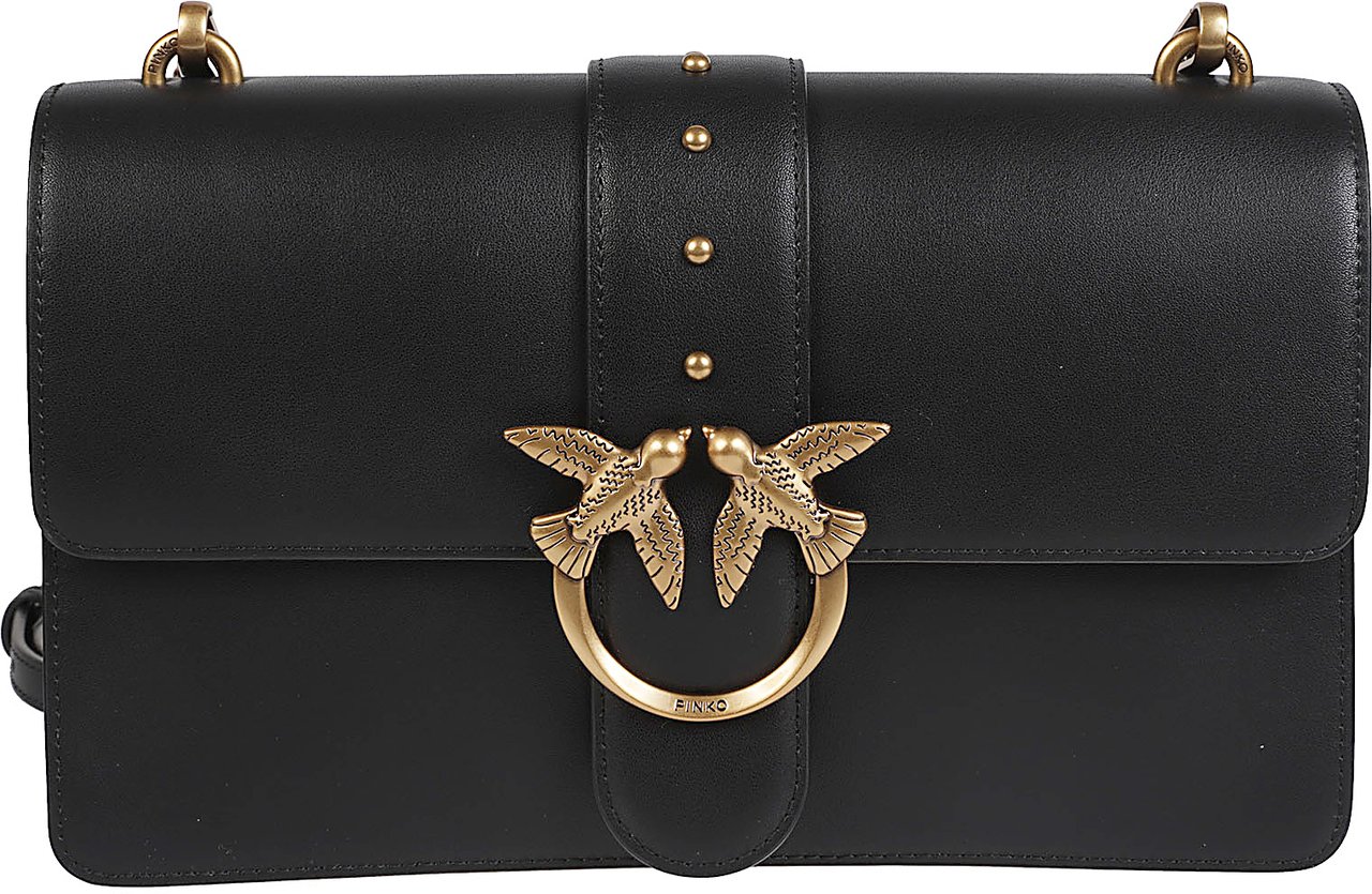 Pinko Love One Classic Bag Black Zwart