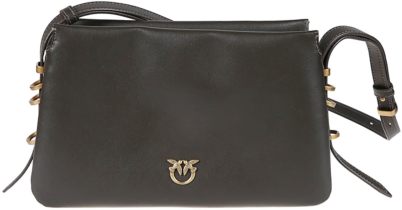 Pinko One Two Three Mini Bag Green Groen
