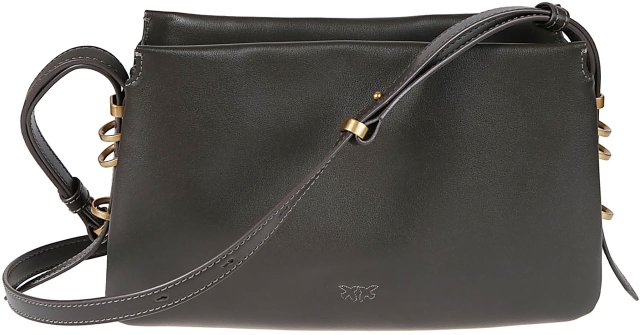 Pinko One Two Three Mini Bag Green Groen