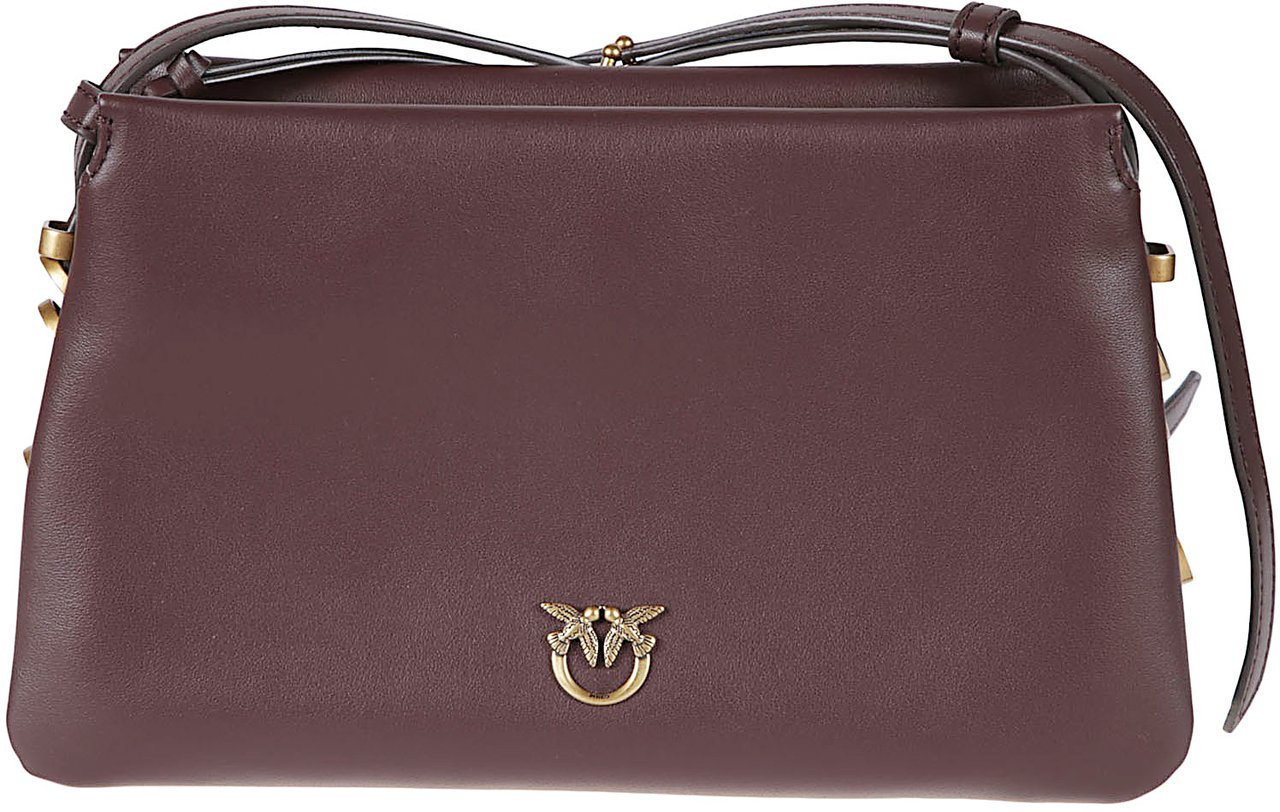 Pinko One Two Three Mini Bag Red Rood