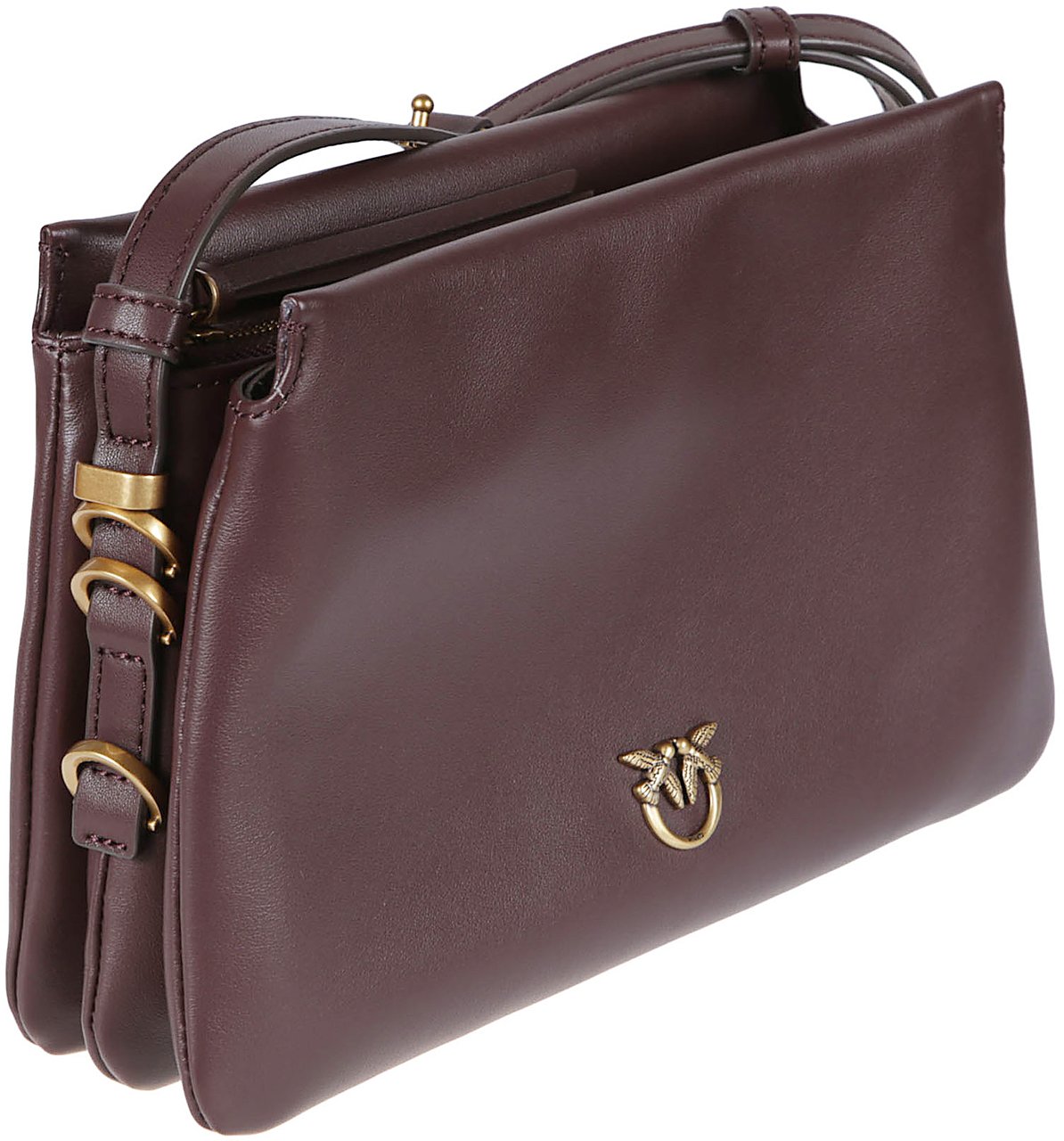 Pinko One Two Three Mini Bag Red Rood