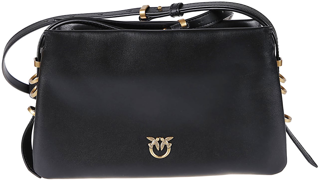 Pinko One Two Three Mini Bag Black Zwart