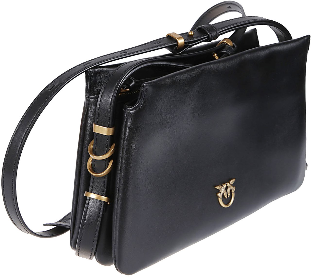 Pinko One Two Three Mini Bag Black Zwart