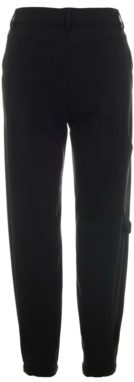 Pinko Trousers Nero Limousine Zwart