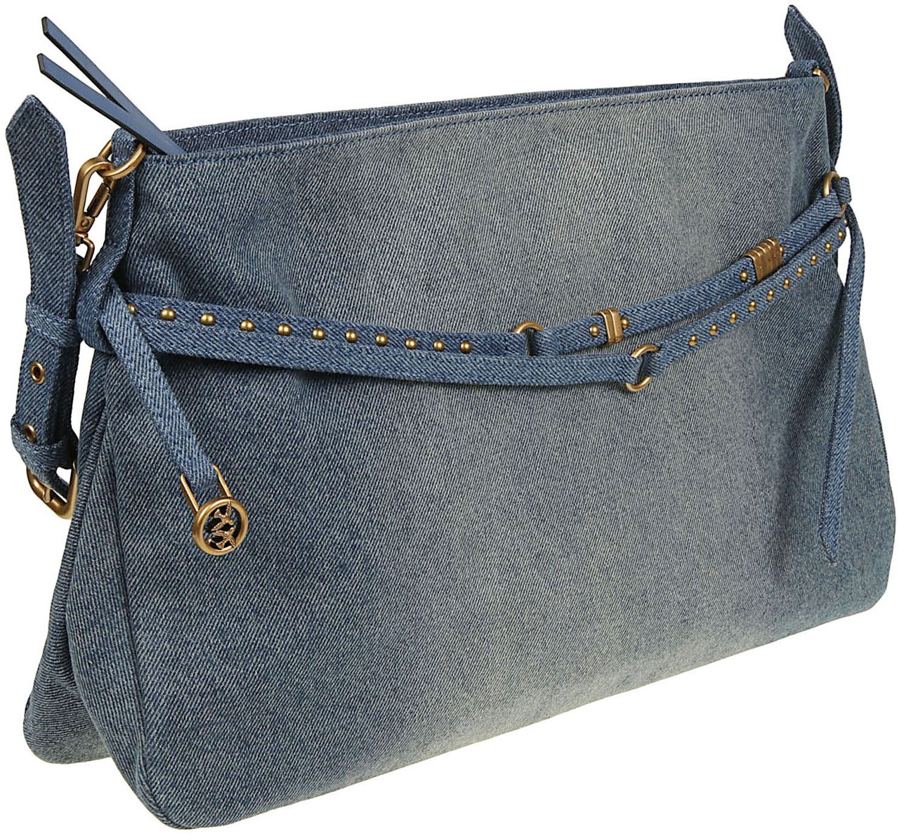 Pinko Big Belt Bag Blue Blauw