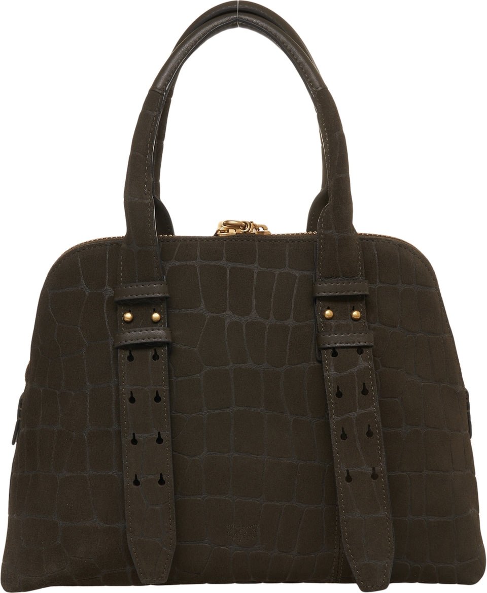Pinko Suede handbag 'Escape' Groen