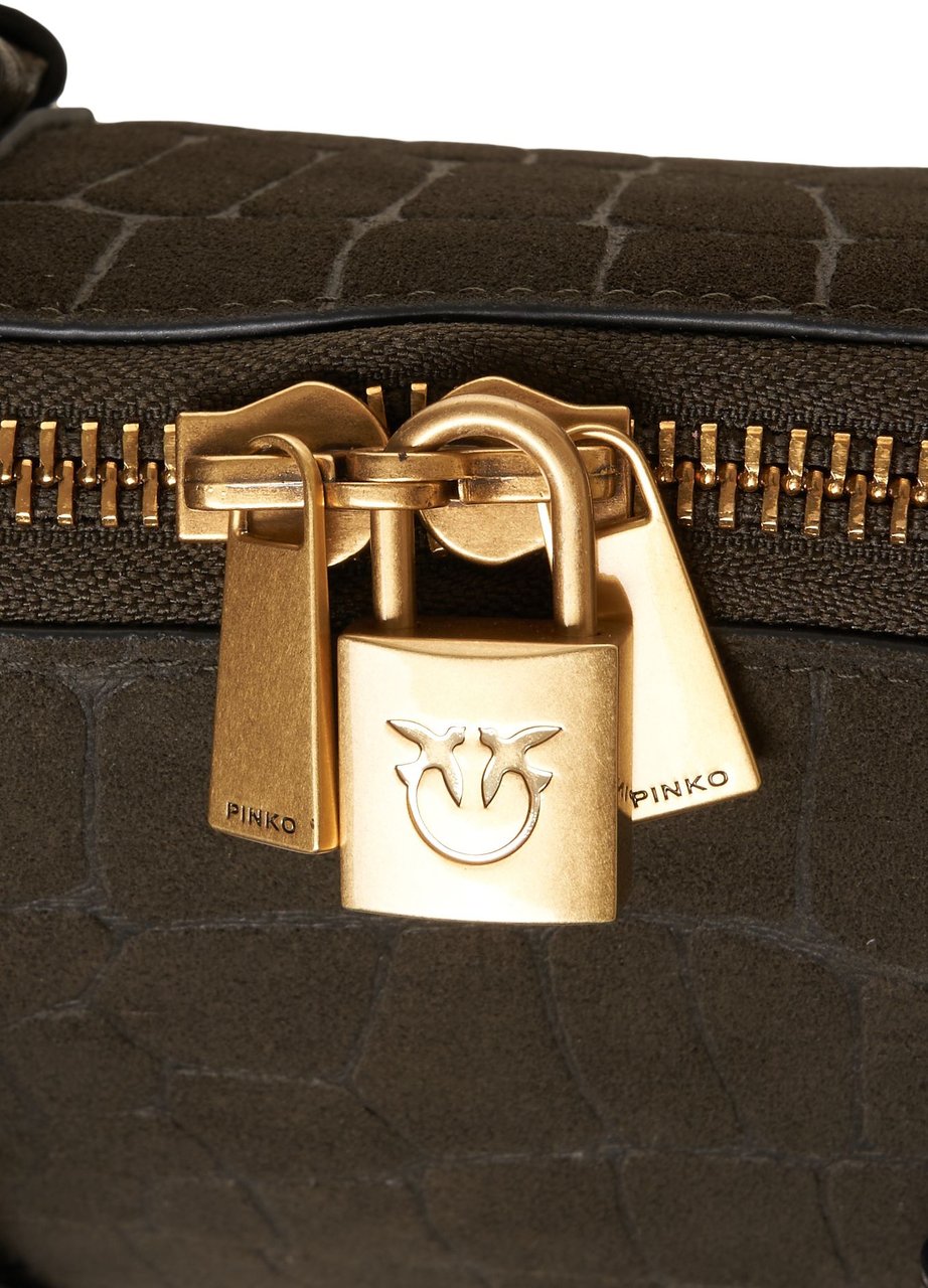 Pinko Borsa in camoscio 'Escape' Groen