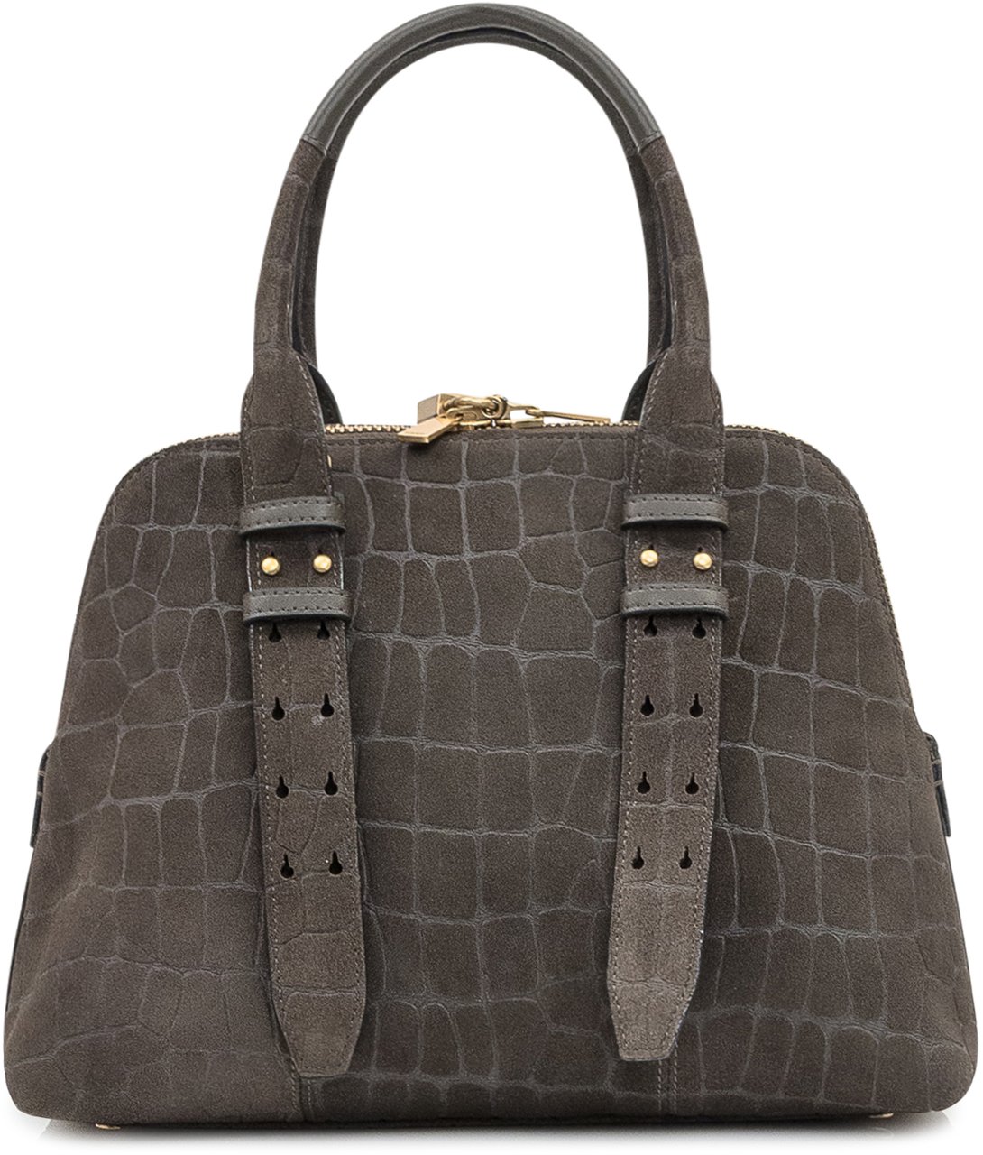 Pinko Borsa Bowling Medium Pinko Effetto Coccodrillo Bruin