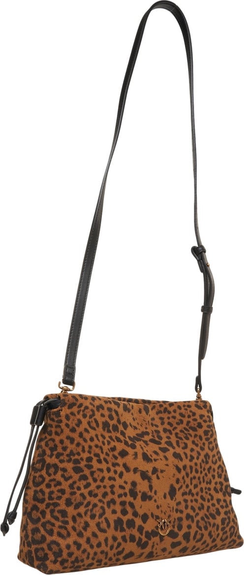 Pinko Mini clutch with animal print Bruin