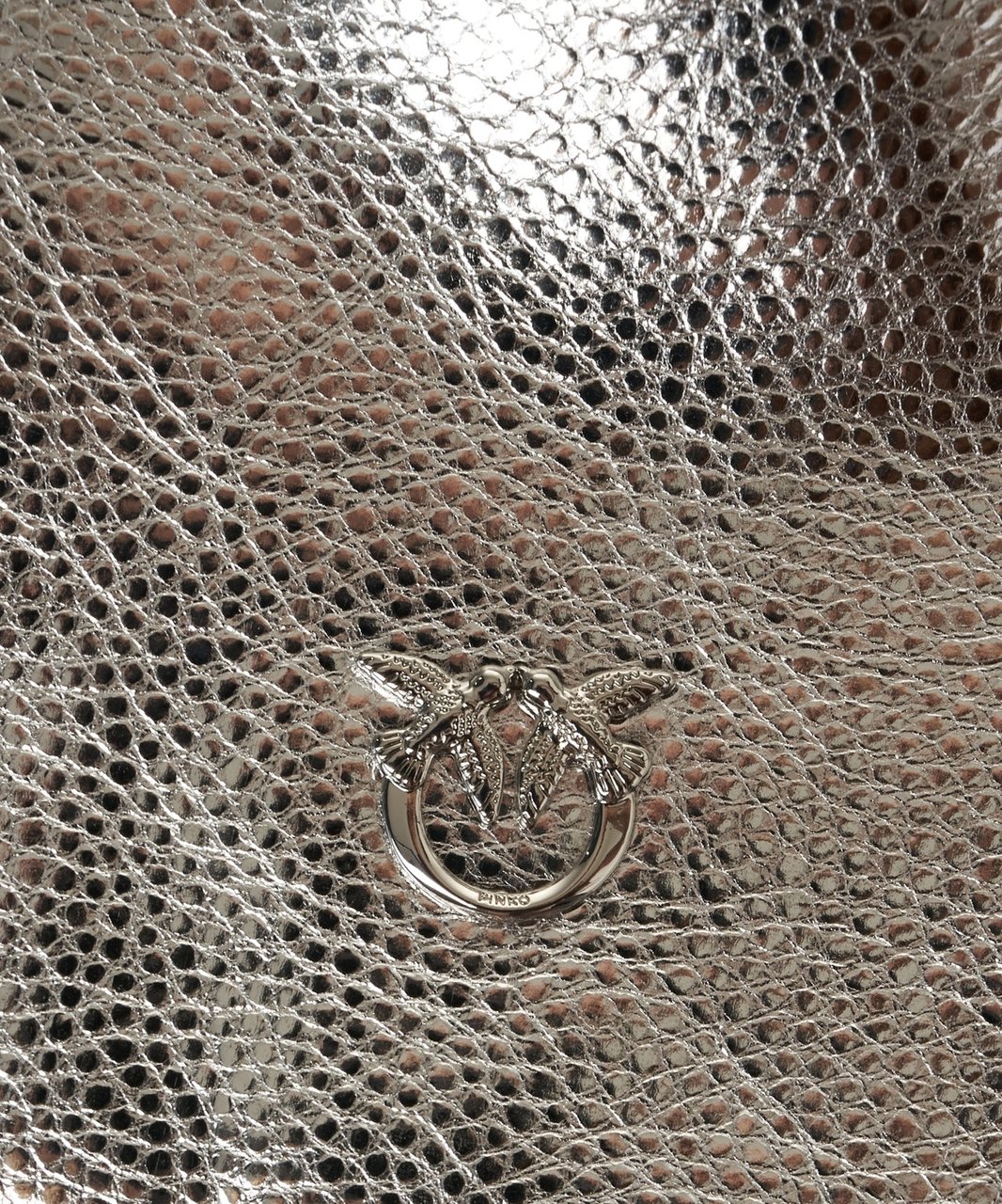 Pinko Handbag with rhinestones Zilver
