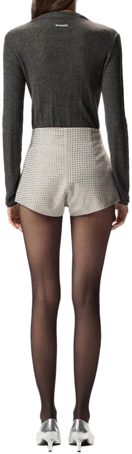 Pinko Trousers Gray Grijs