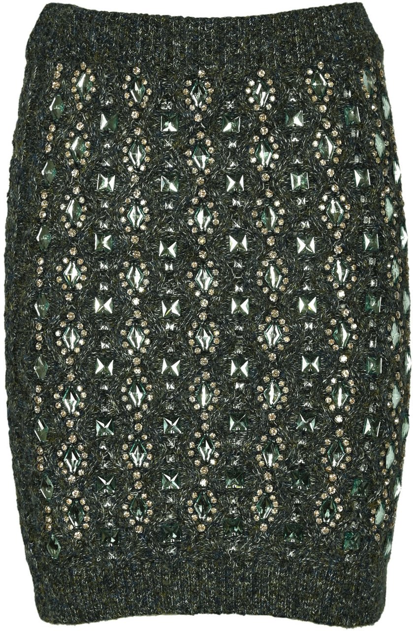 Pinko Skirts Grigiobluverde Grijs