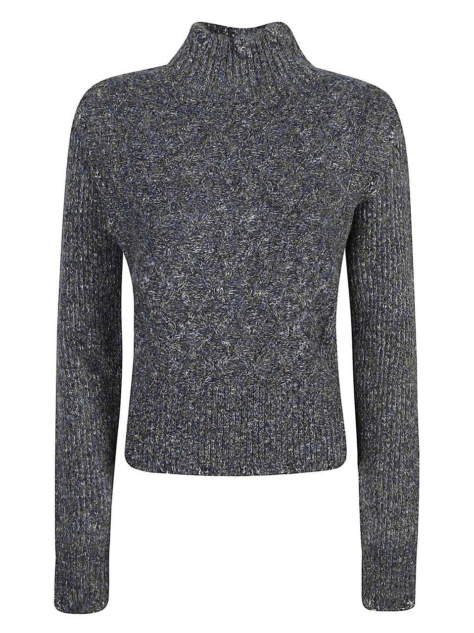 Pinko Proud Mary Turtle Neck Sweater Grey Grijs