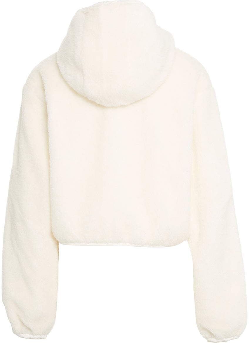 Pinko Faux fur jacket 'Milagros' Wit