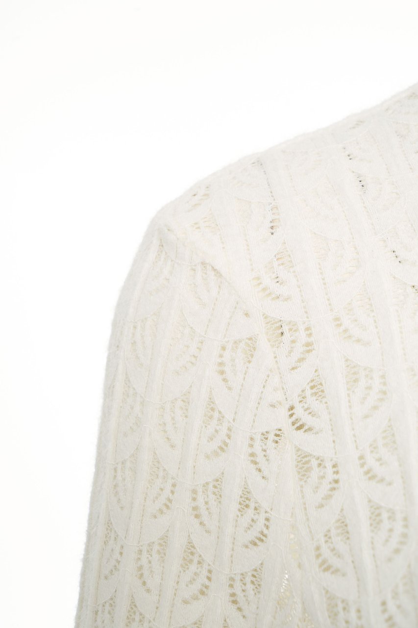 Pinko High neck sweater 'Rufina' Wit