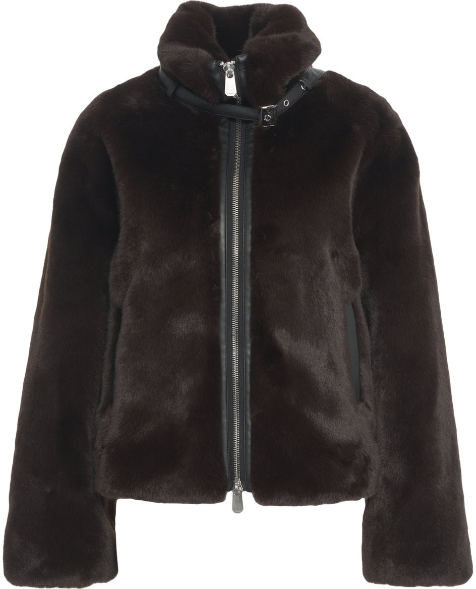Pinko Faux fur jacket Bruin