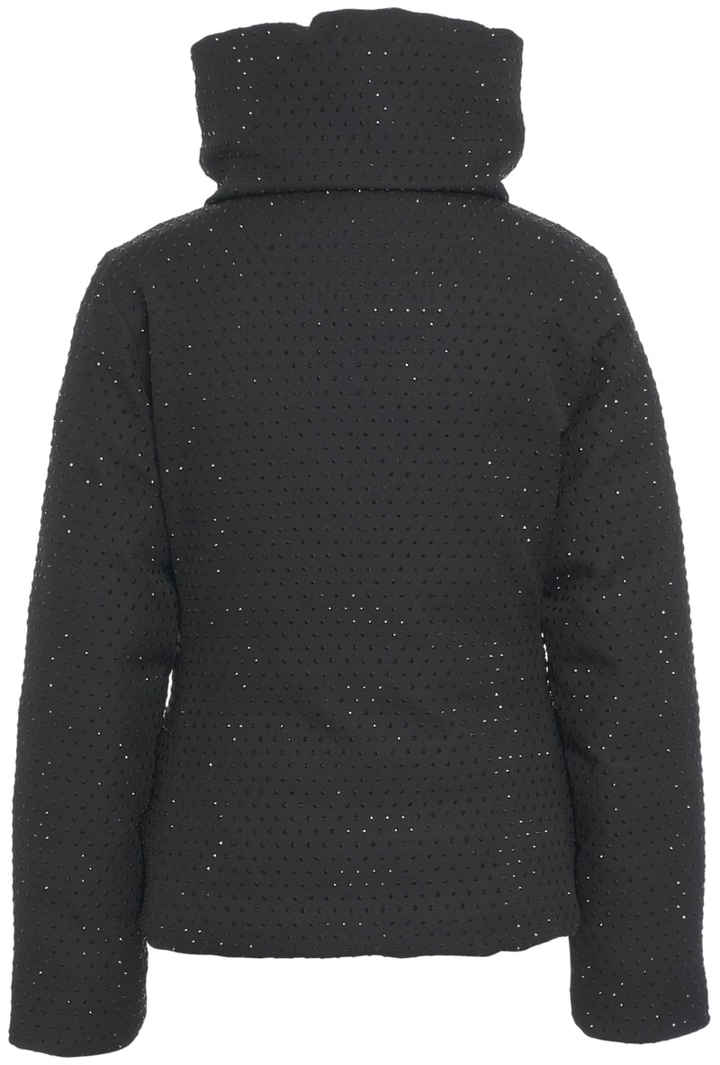 Pinko Piumino con strass Zwart