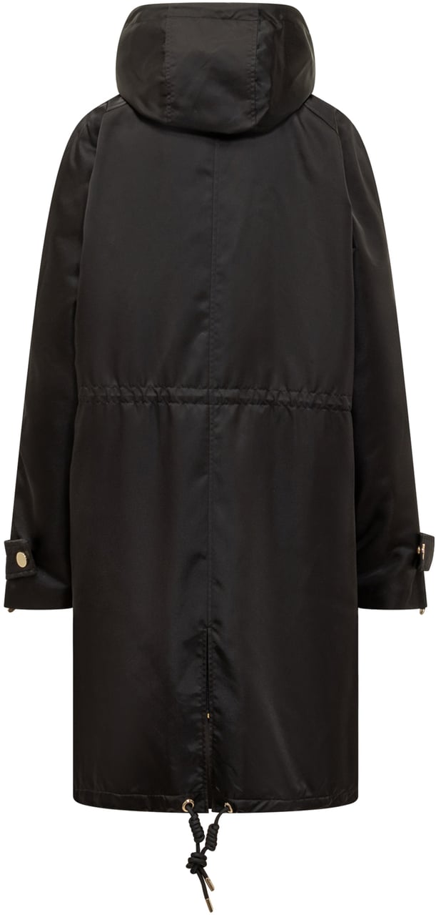 Pinko Cappotto Pinko Delma Imbottito con Cappuccio Zwart