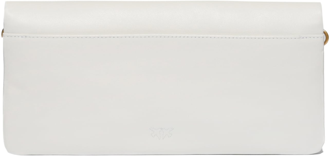 Pinko Bags Bianco Nemboantique Gold Wit