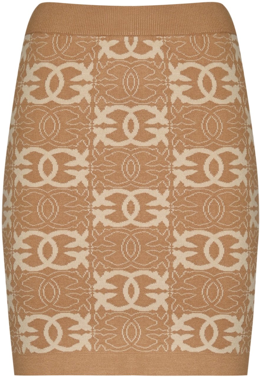 Pinko Skirts Cammellobianco Beige