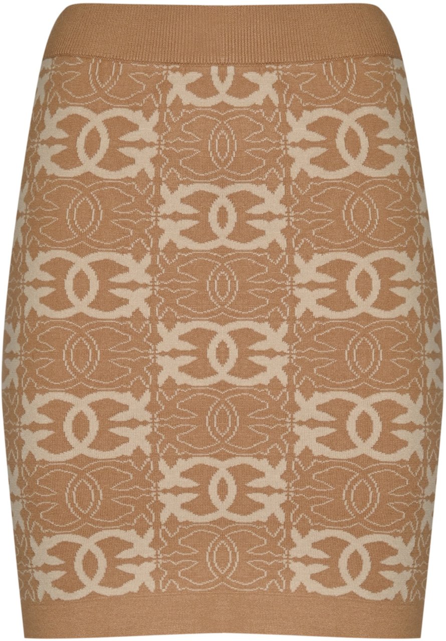 Pinko Skirts Cammellobianco Beige