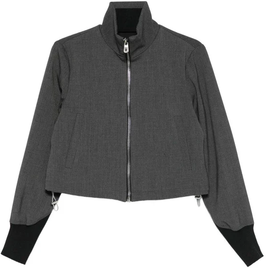 Pinko Coats Grey Dark Grijs