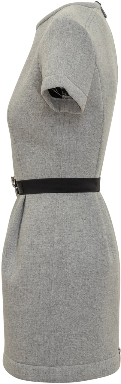 Pinko Pinko Abito Grigio con Cintura Love Birds Grijs