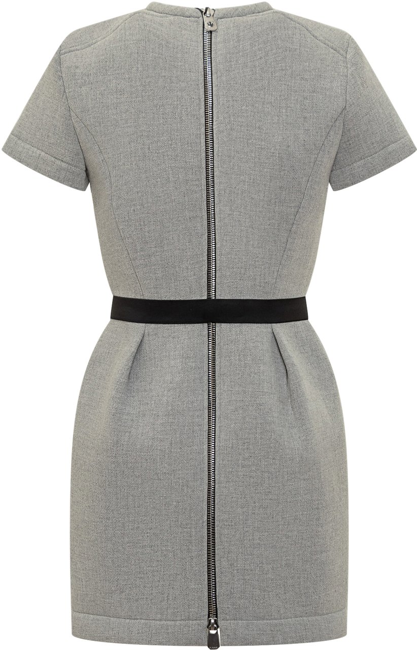 Pinko Pinko Abito Grigio con Cintura Love Birds Grijs