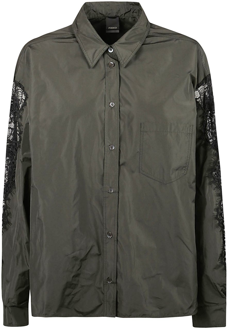 Pinko Carmita Shirt Green Groen