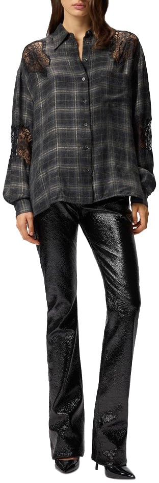 Pinko Shirts Gray Grijs