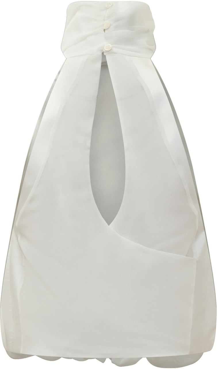 Pinko Top Pinko Florentina in Organza Wit