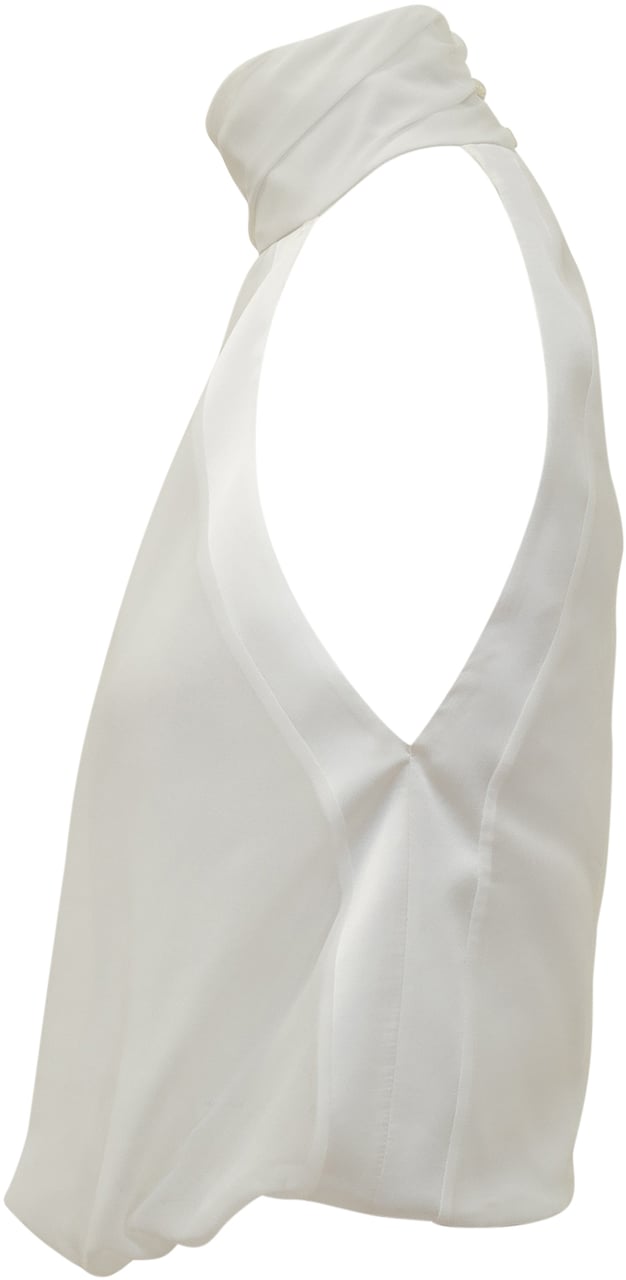 Pinko Top Pinko Florentina in Organza Wit