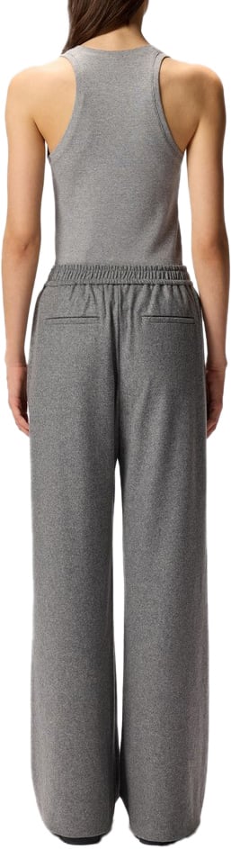 Pinko Trousers Gray Grijs