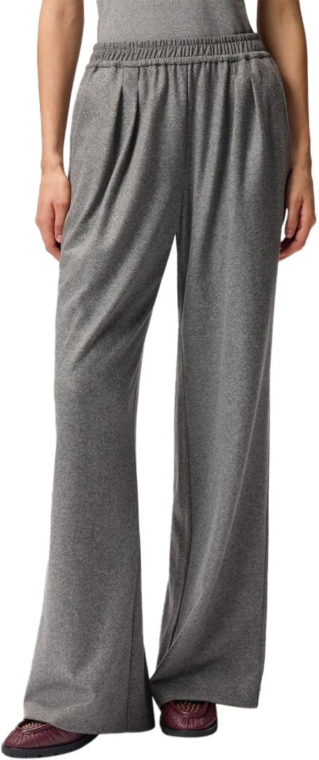 Pinko Trousers Gray Grijs