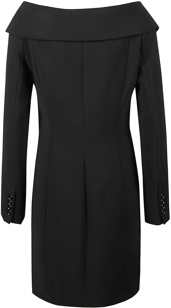 Pinko Rosemarie Mini Dress Black Zwart