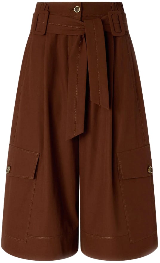 Pinko Trousers Brown Bruin