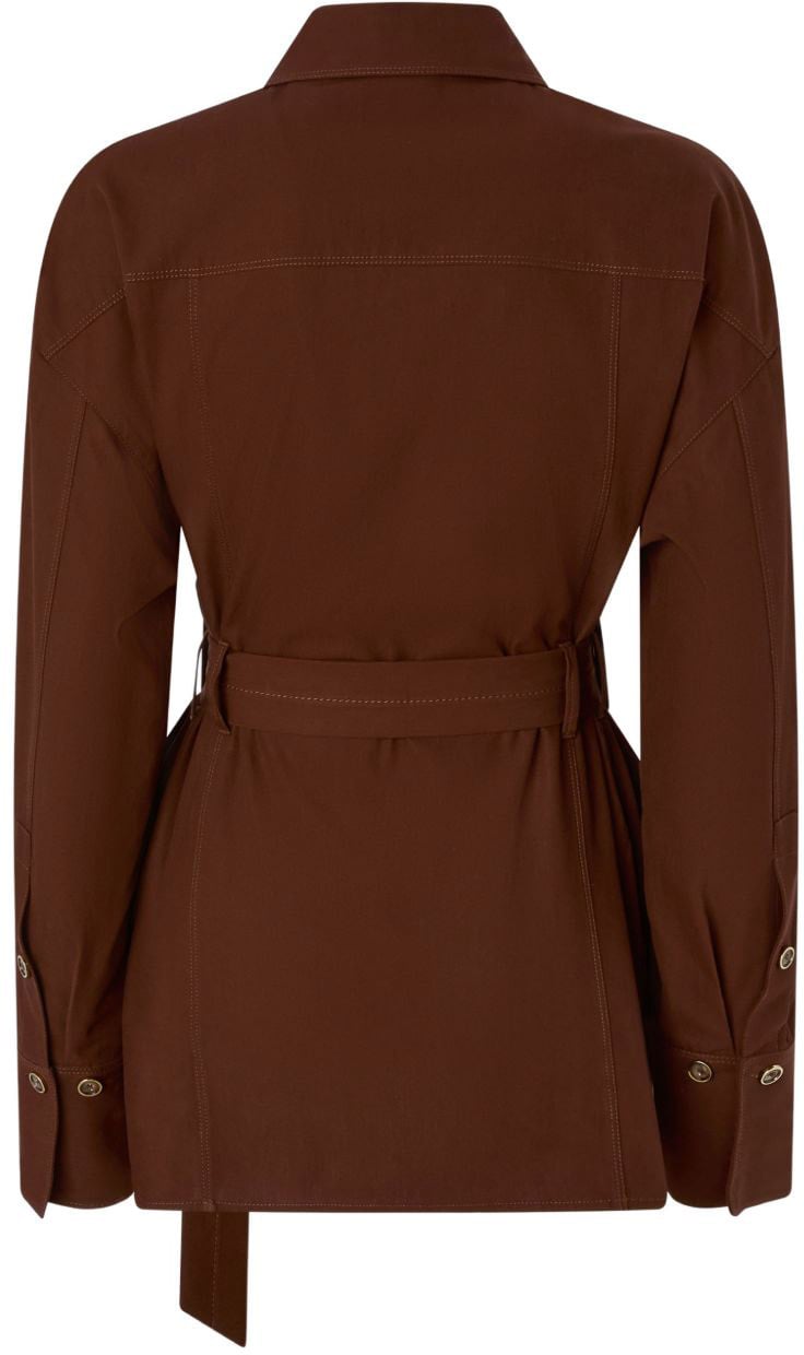 Pinko Jackets Brown Bruin