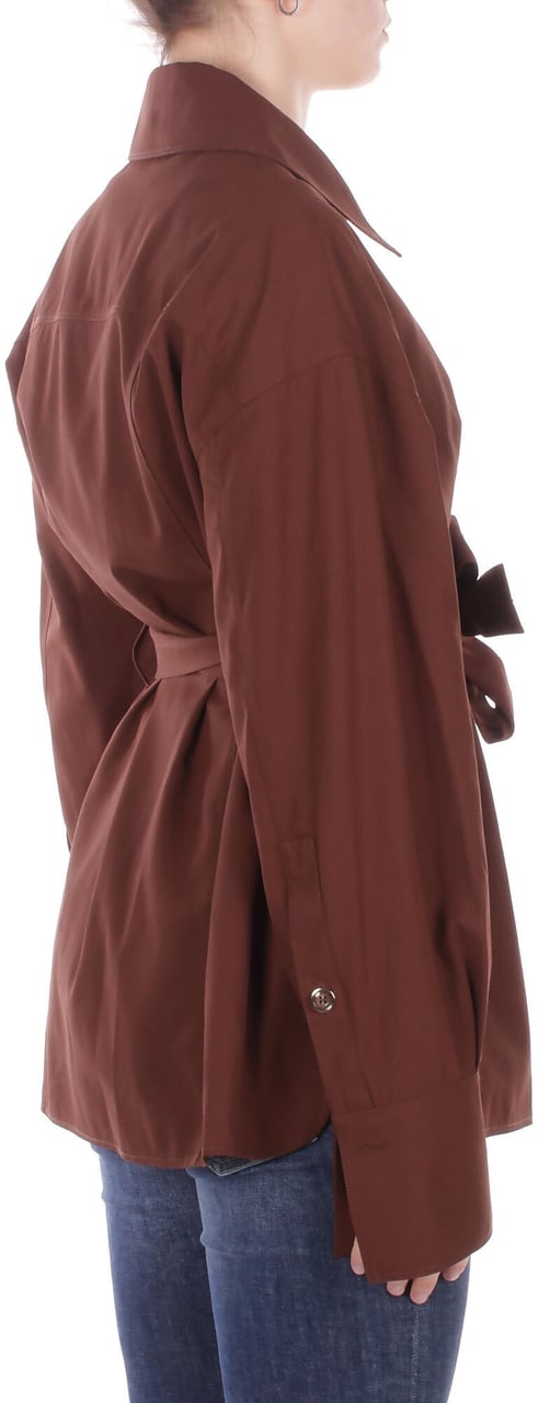 Pinko Jackets Marrone Bruin