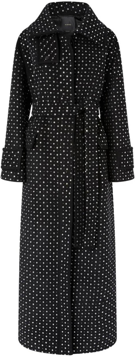 Pinko Coats Black Zwart