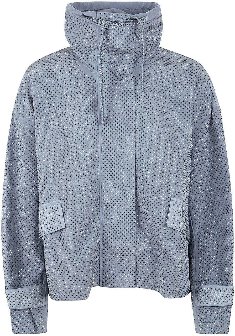 PINKO BABETTE BLOUSON TELA TECNICA Donkergrijs