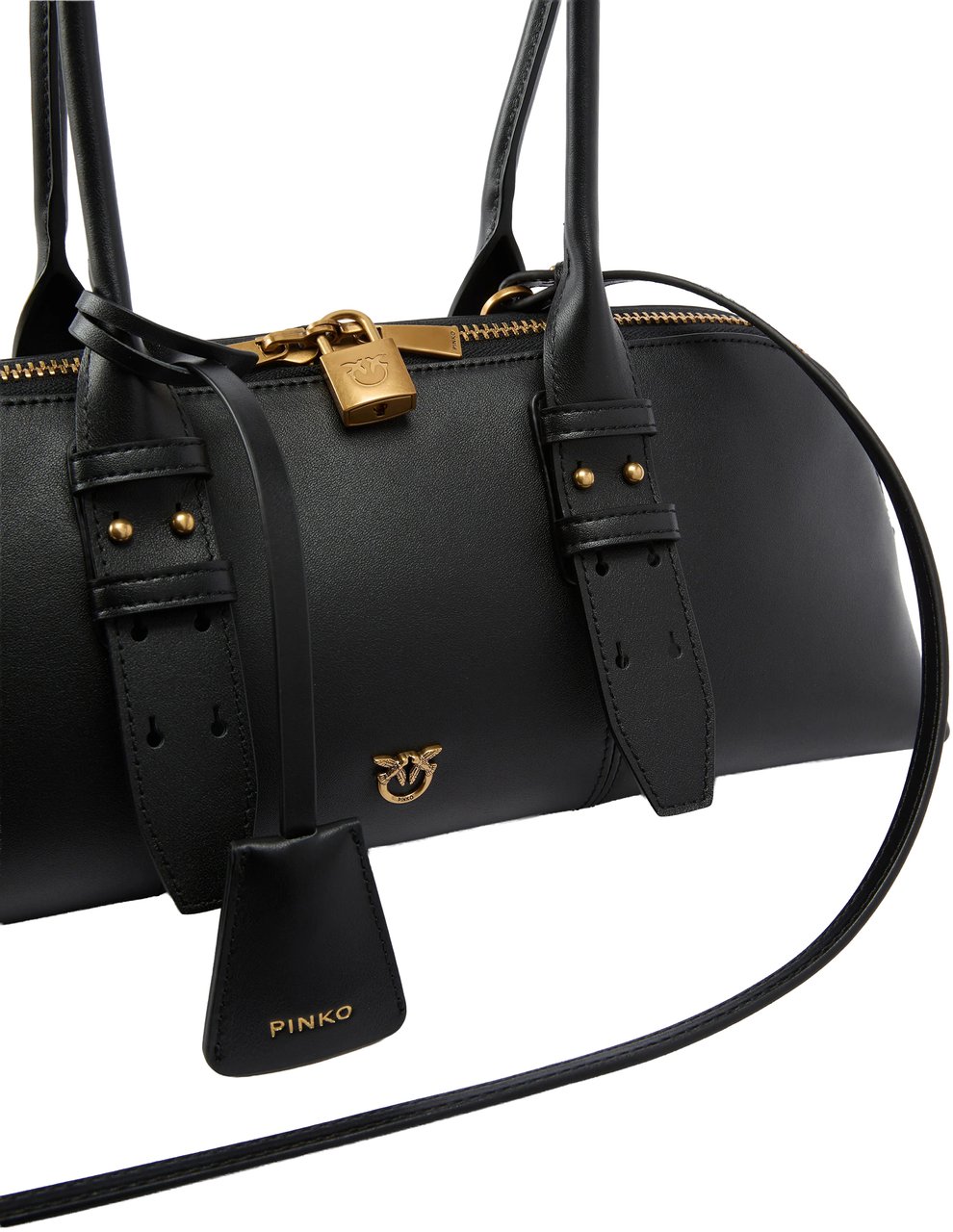Pinko Bags Nero-Antique Gold Zwart