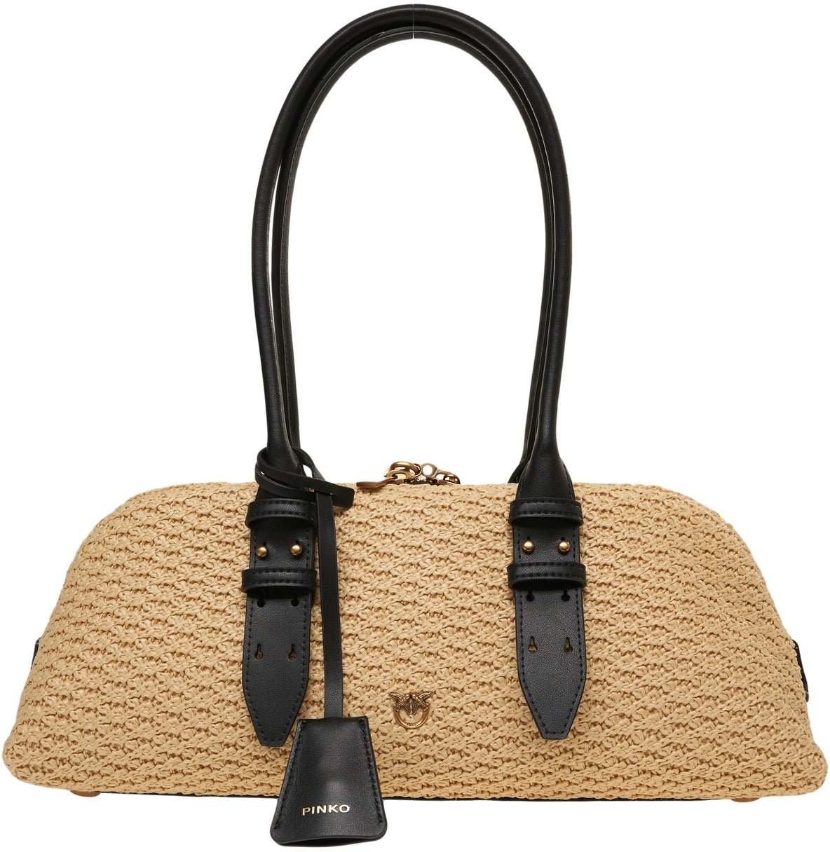 Pinko Shoulder bag 'Bowling' Beige