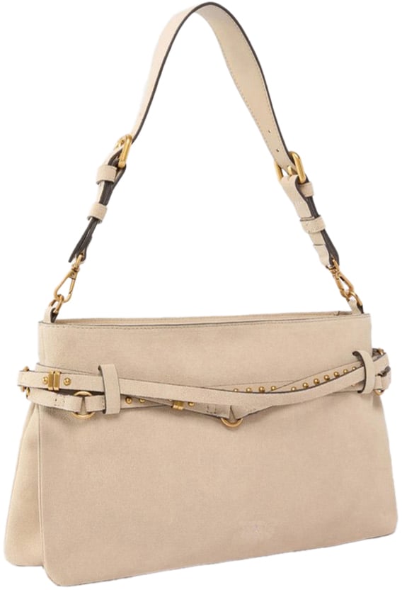 Pinko Shoulder Bags Beige Beige