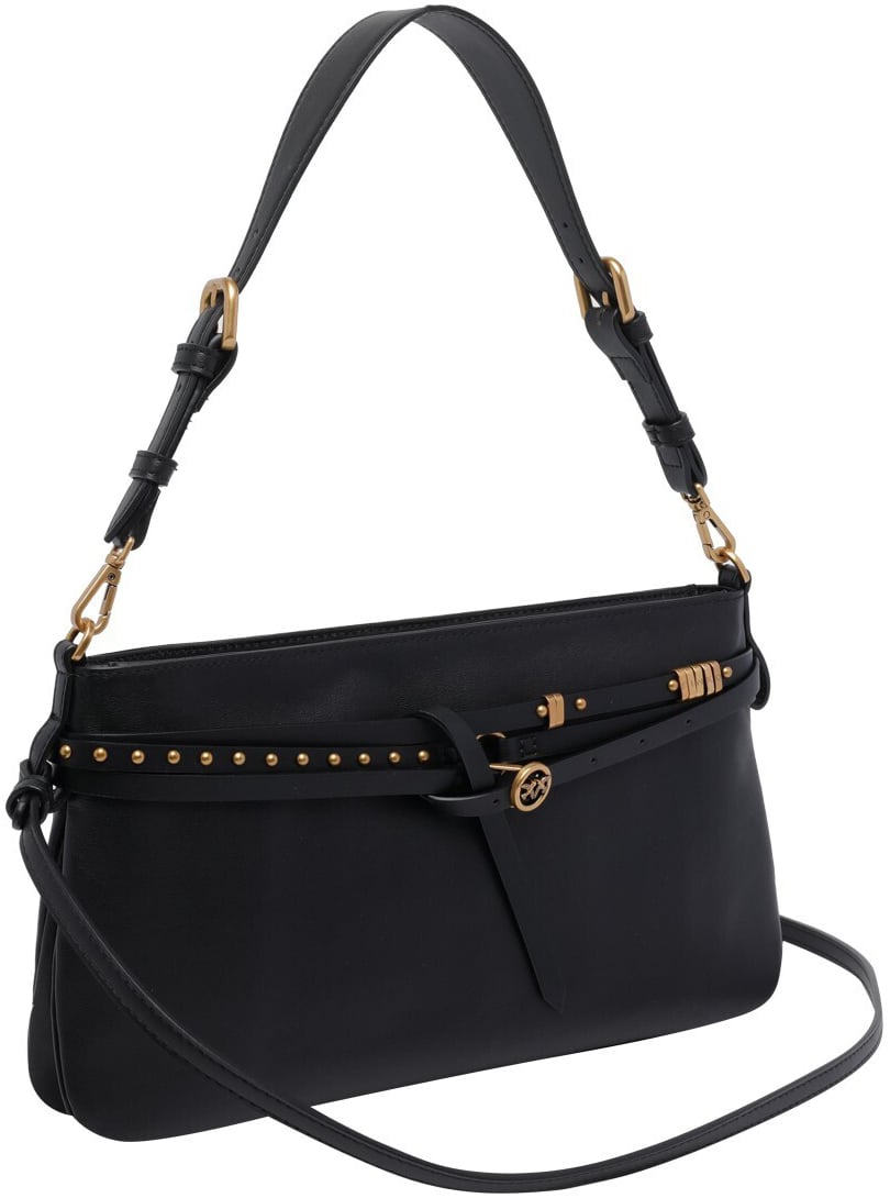 Pinko Bags Neroantique Gold Goud