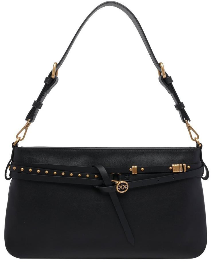 Pinko Bags Neroantique Gold Goud