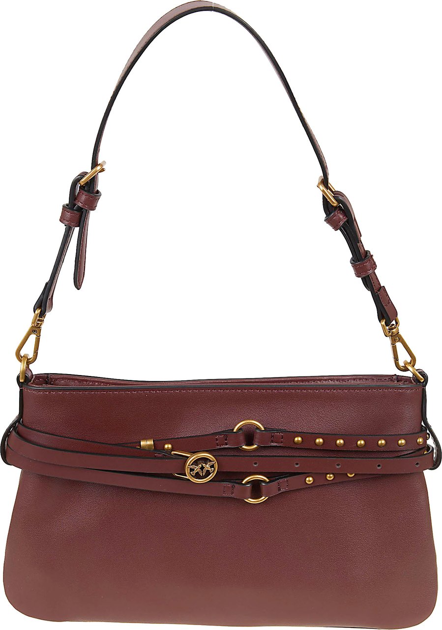 PINKO BELT BAG MINI VITELLO MORBIDO Rood