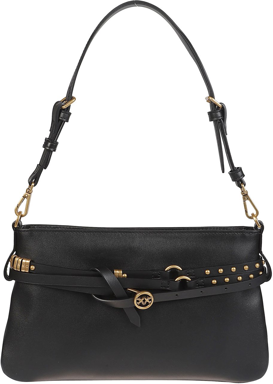 Pinko Belt Mini Bag Black Zwart
